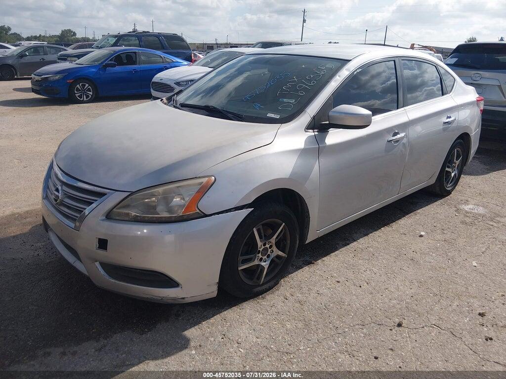 3N1AB7AP1DL696365 2013 NISSAN SENTRA photo no. 2