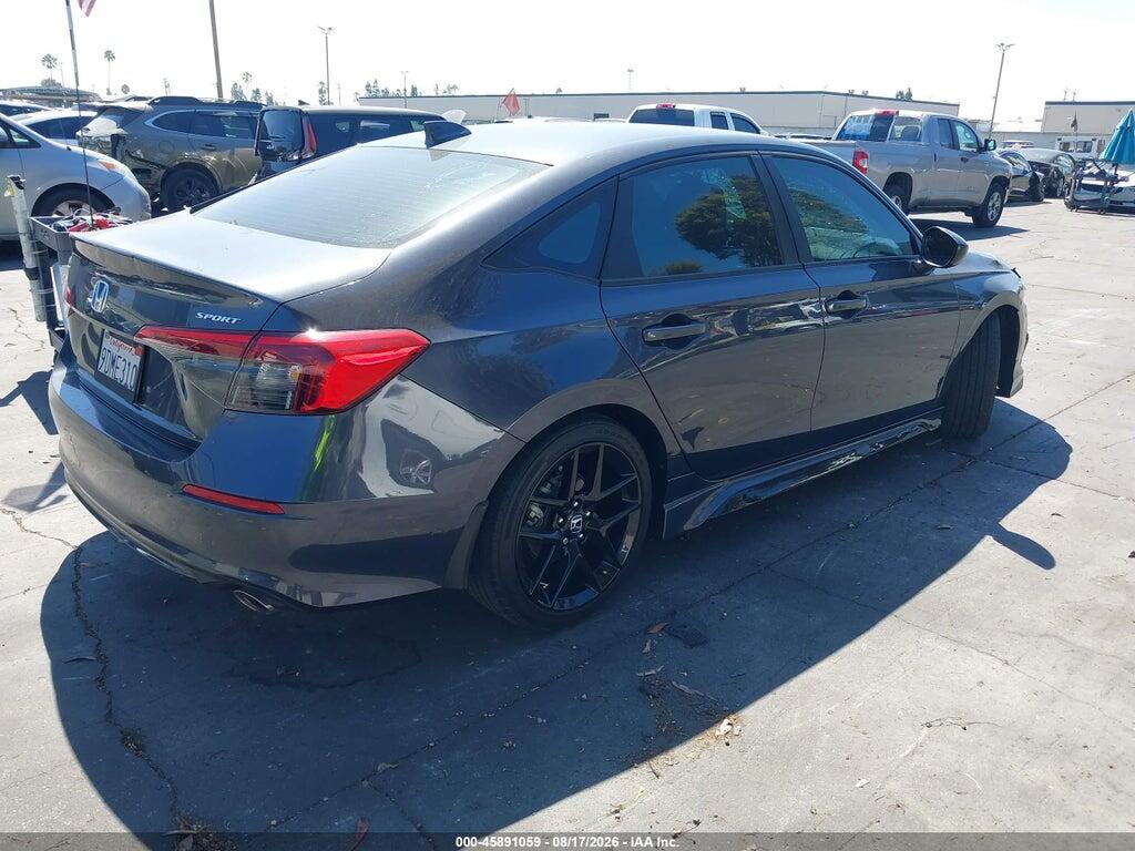 2HGFE2F55NH607378 2022 HONDA CIVIC photo no. 4
