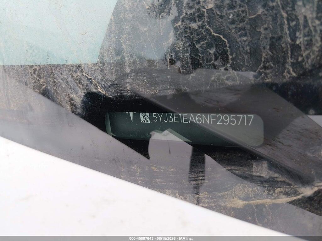 5YJ3E1EA6NF295717 2022 TESLA MODEL 3 photo no. 9
