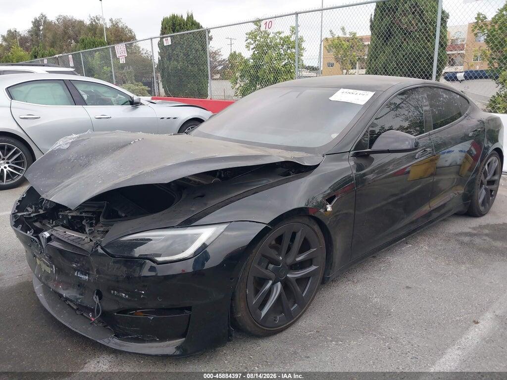 5YJSA1E68NF472495 2022 TESLA MODEL S photo no. 2