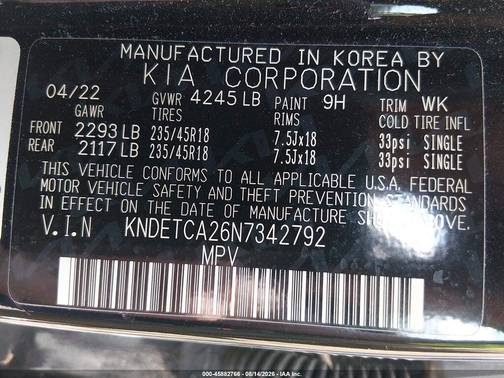 KNDETCA26N7342792 2022 KIA SELTOS photo no. 9