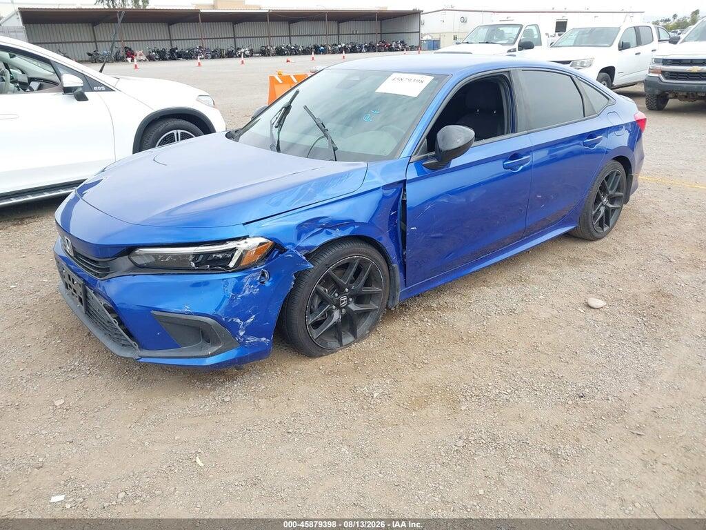2HGFE2F50NH526062 2022 HONDA CIVIC photo no. 2