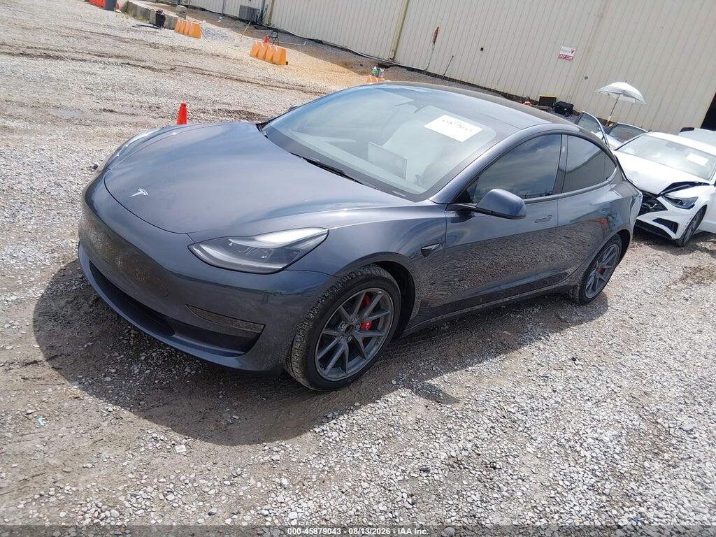 5YJ3E1EA5NF342090 2022 TESLA MODEL 3 photo no. 2