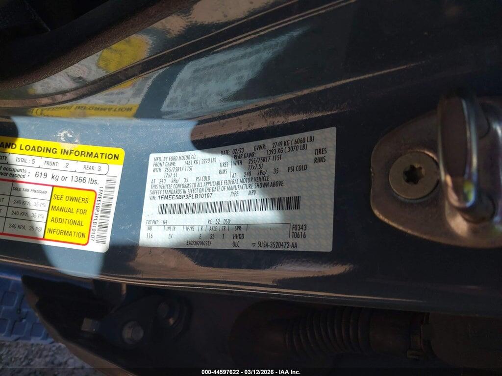 1FMEE5BP3PLB10107 2023 FORD BRONCO photo no. 9