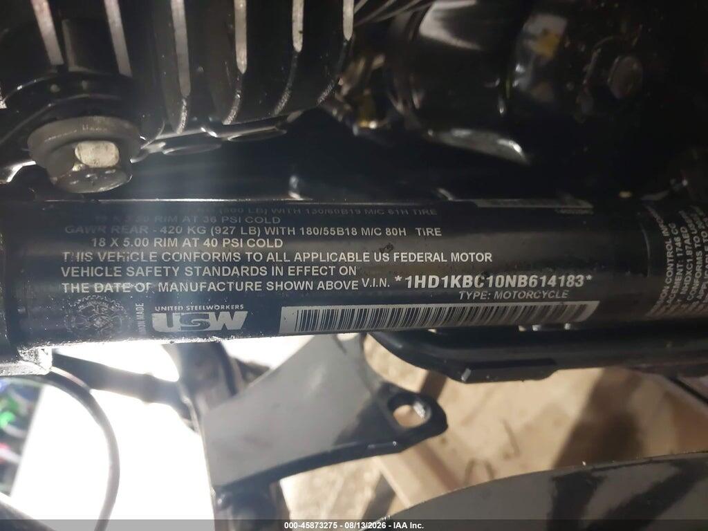 1HD1KBC10NB614183 2022 HARLEY-DAVIDSON FLHX photo no. 10