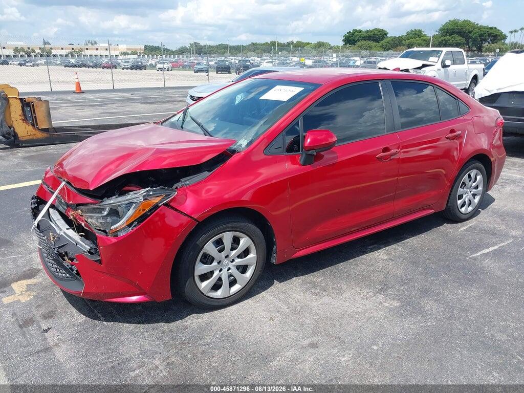 JTDEPRAE4LJ101489 2020 TOYOTA COROLLA photo no. 2