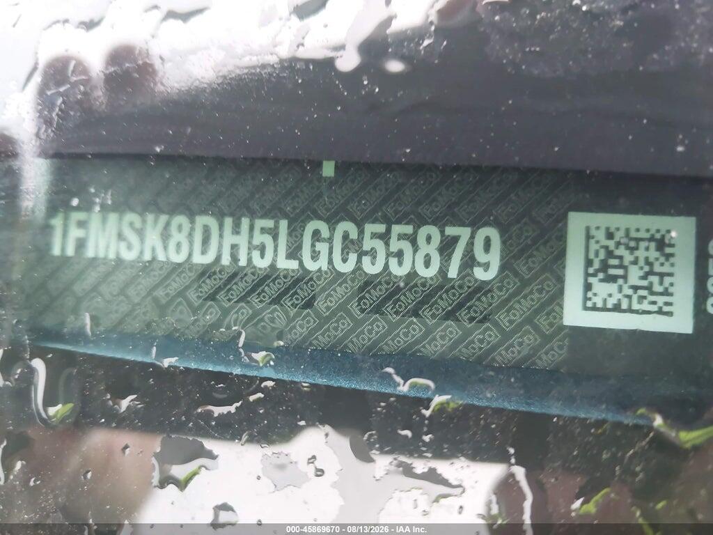1FMSK8DH5LGC55879 2020 FORD EXPLORER photo no. 9