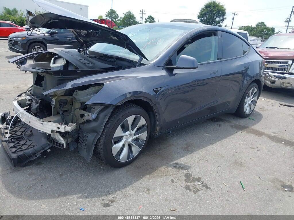 7SAYGDEE4NF370941 2022 TESLA MODEL Y photo no. 2