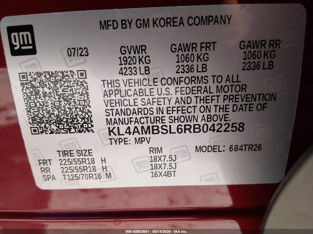 KL4AMBSL6RB042258 2024 BUICK ENCORE GX photo no. 9