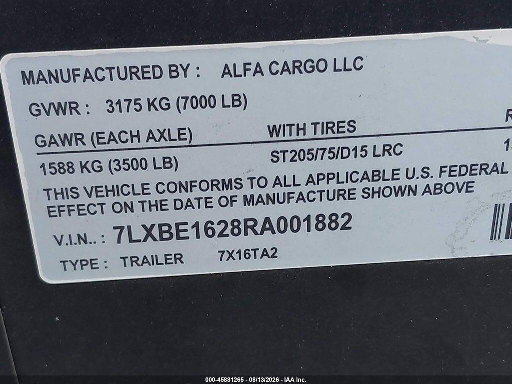 7LXBE1628RA001882 2024 UTILITY OTHER photo no. 9