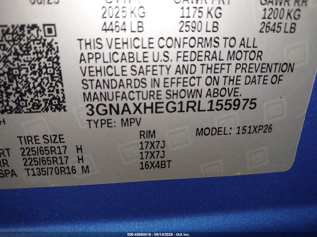 3GNAXHEG1RL155975 2024 CHEVROLET EQUINOX photo no. 9