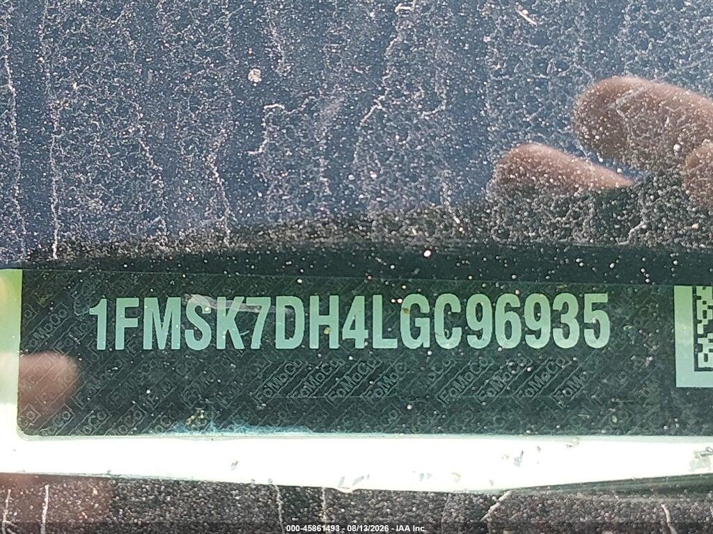 1FMSK7DH4LGC96935 2020 FORD EXPLORER photo no. 9