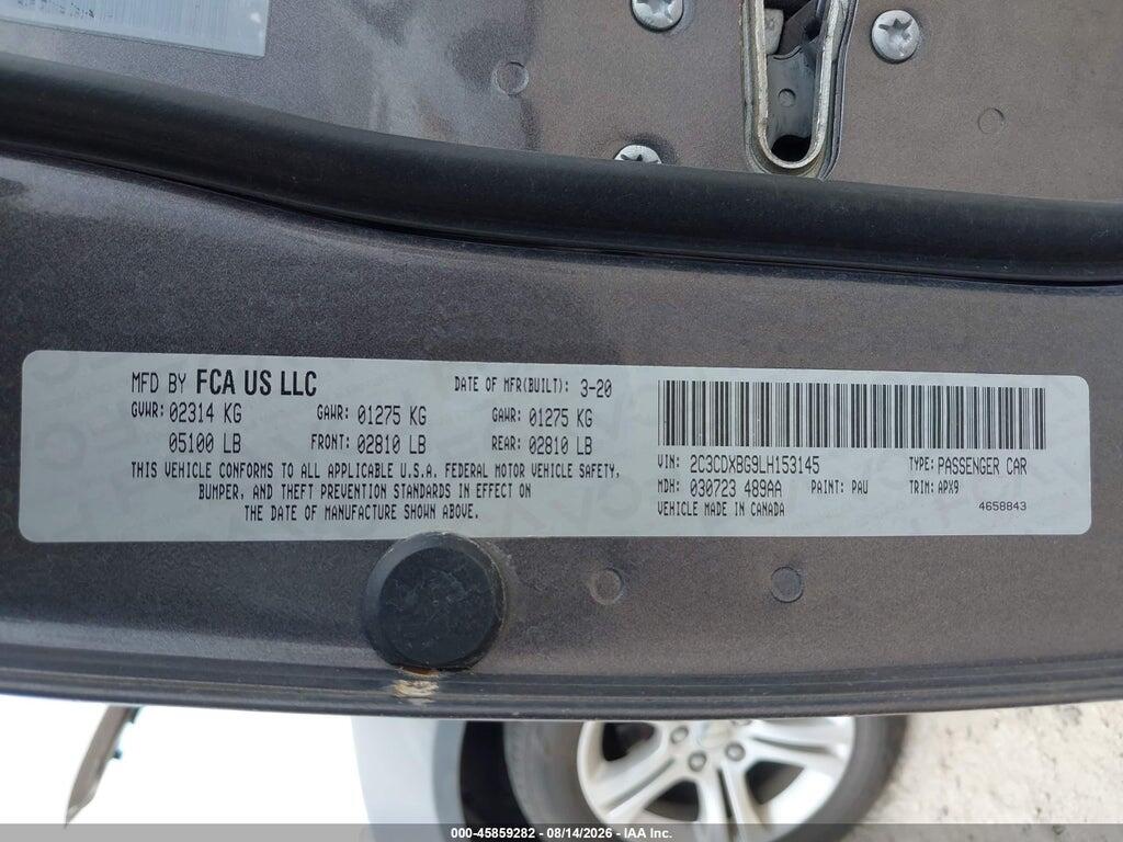 2C3CDXBG9LH153145 2020 DODGE CHARGER photo no. 9