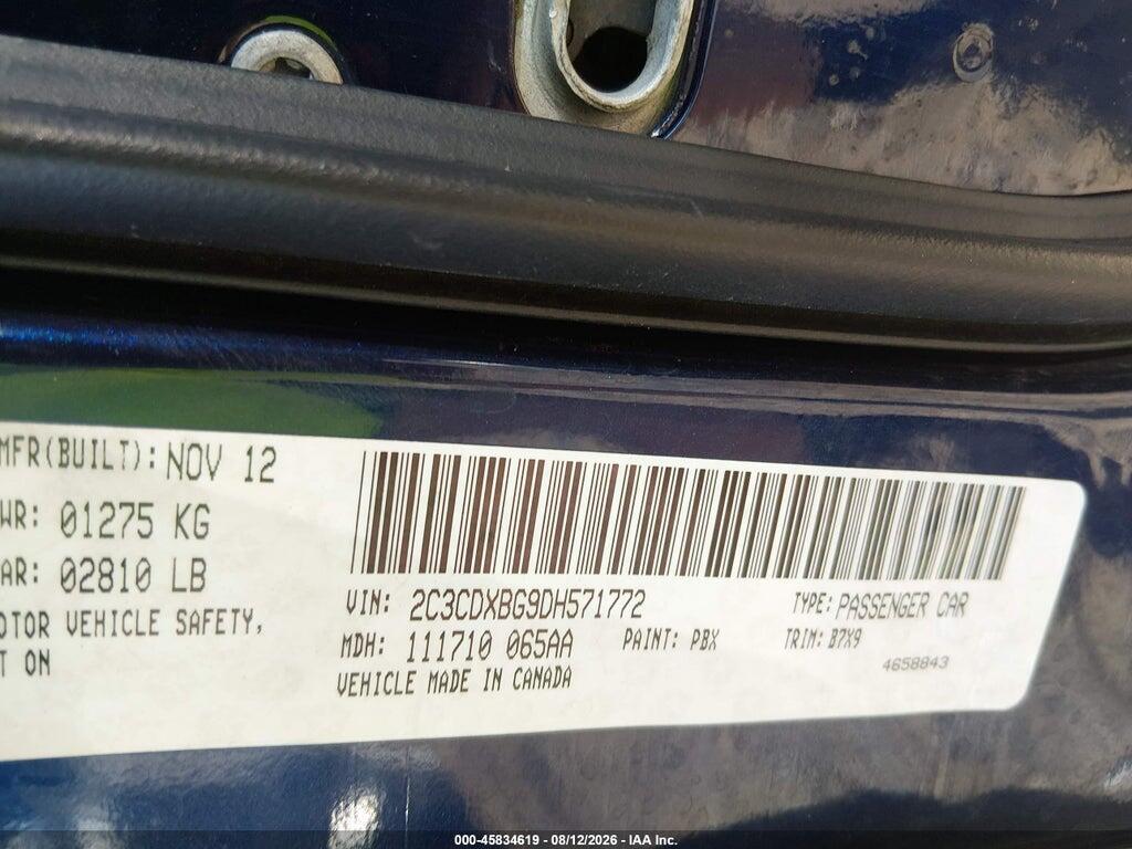2C3CDXBG9DH571772 2013 DODGE CHARGER photo no. 9