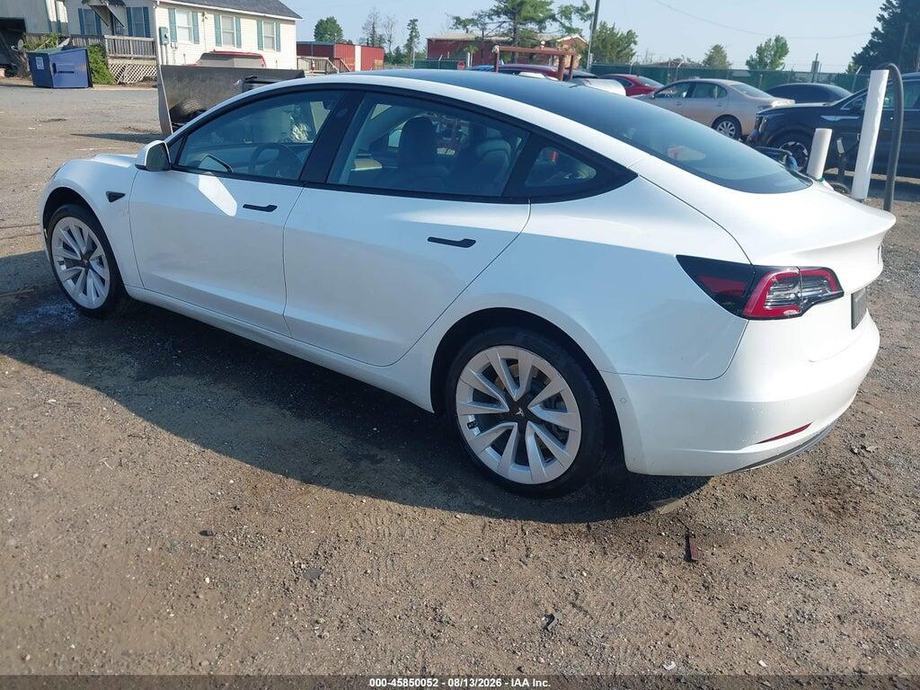 5YJ3E1EB2NF192979 2022 TESLA MODEL 3 photo no. 3
