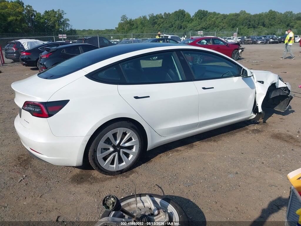 5YJ3E1EB2NF192979 2022 TESLA MODEL 3 photo no. 4