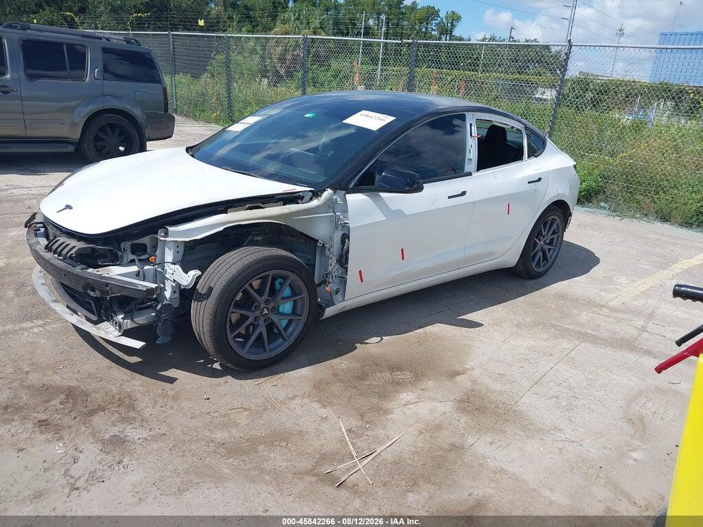 5YJ3E1EA0NF102414 2022 TESLA MODEL 3 photo no. 2