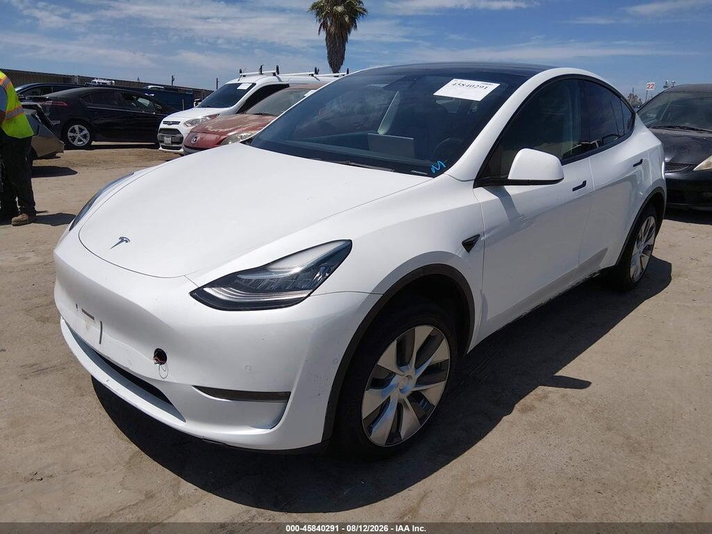 7SAYGAEE9NF314881 2022 TESLA MODEL Y photo no. 2