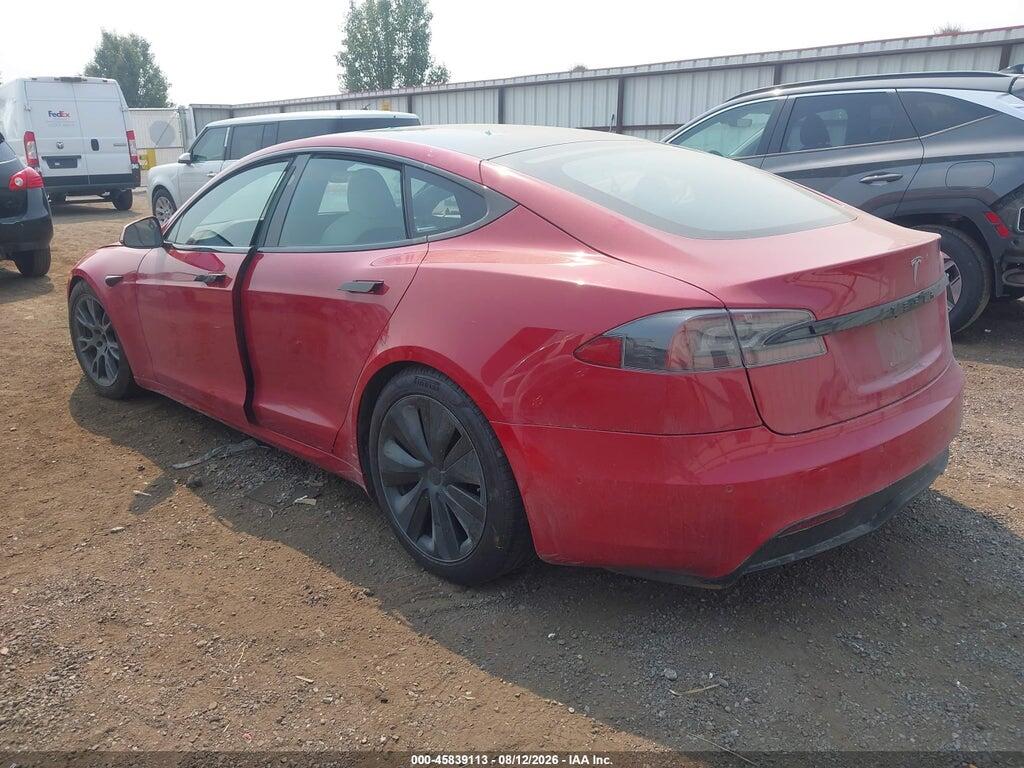 5YJSA1E57NF467795 2022 TESLA MODEL S photo no. 3