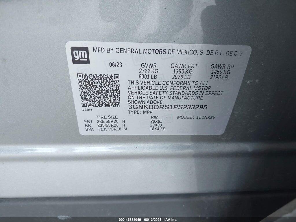 3GNKBDRS1PS233295 2023 CHEVROLET BLAZER photo no. 9