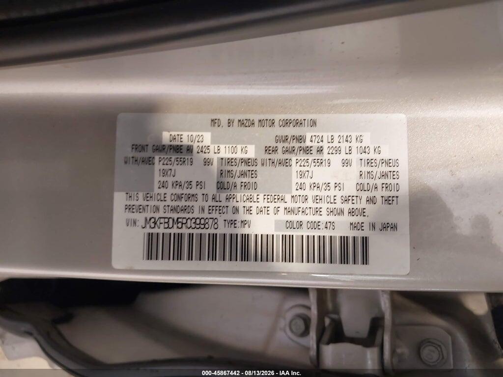 JM3KFBDM5R0399878 2024 MAZDA CX-5 photo no. 9