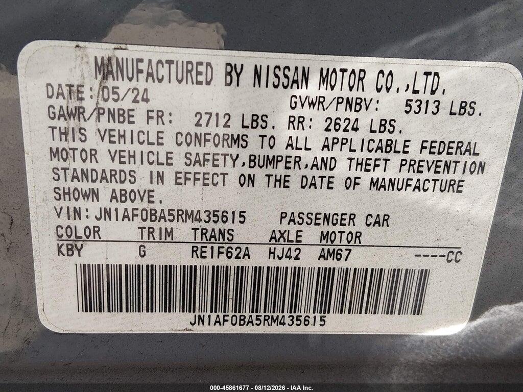 JN1AF0BA5RM435615 2024 NISSAN ARIYA photo no. 9