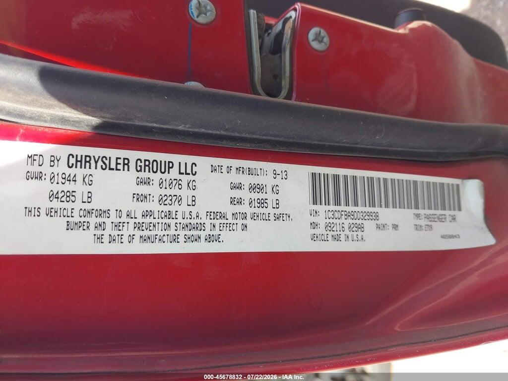 1C3CDFBA9DD329938 2013 DODGE DART photo no. 9