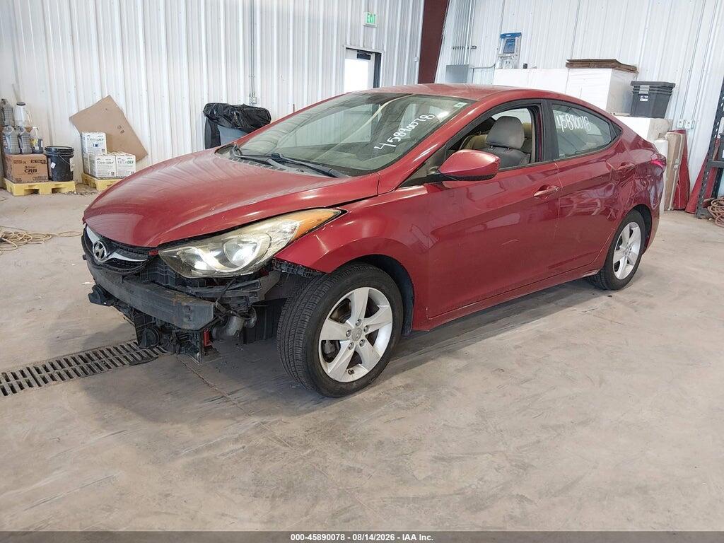 KMHDH4AE8DU544722 2013 HYUNDAI ELANTRA photo no. 2