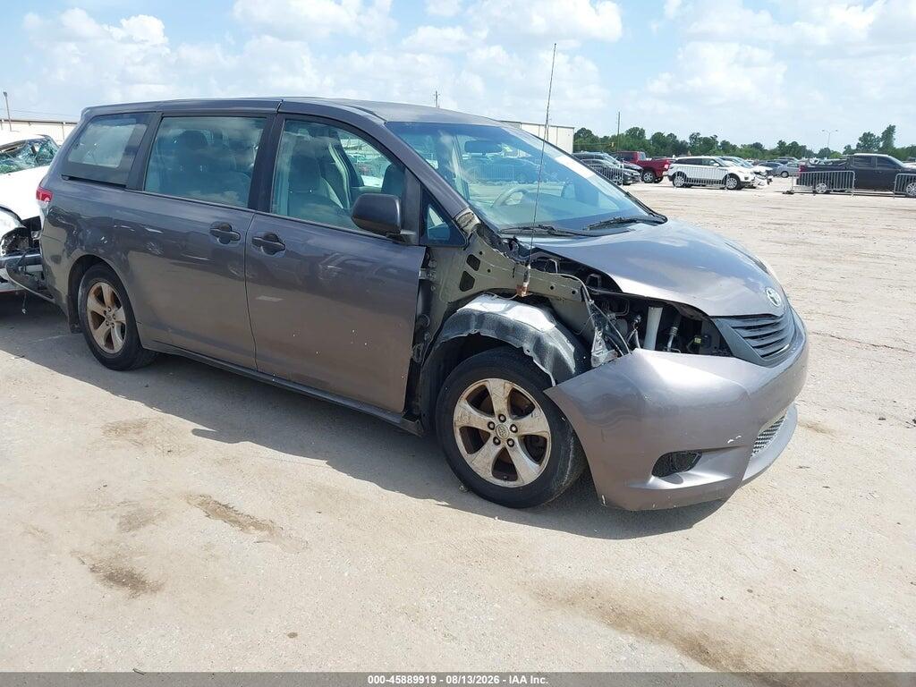 5TDZK3DC1DS296852 2013 TOYOTA SIENNA photo no. 1
