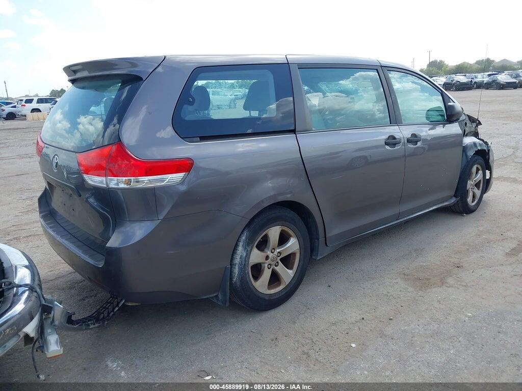 5TDZK3DC1DS296852 2013 TOYOTA SIENNA photo no. 4