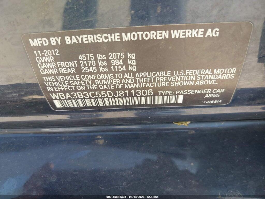 WBA3B3C55DJ811306 2013 BMW 328I photo no. 9