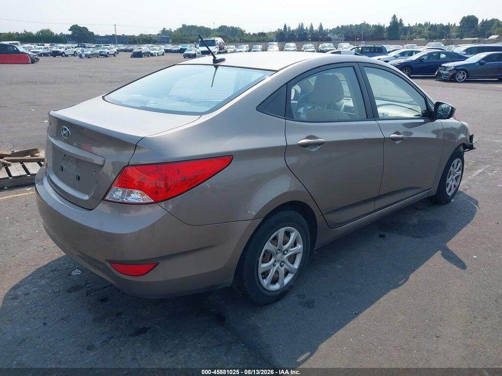 KMHCT4AE6DU491318 2013 HYUNDAI ACCENT photo no. 4