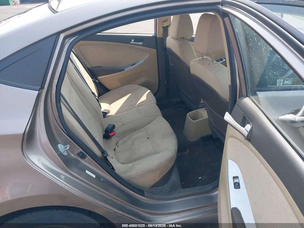 KMHCT4AE6DU491318 2013 HYUNDAI ACCENT photo no. 8