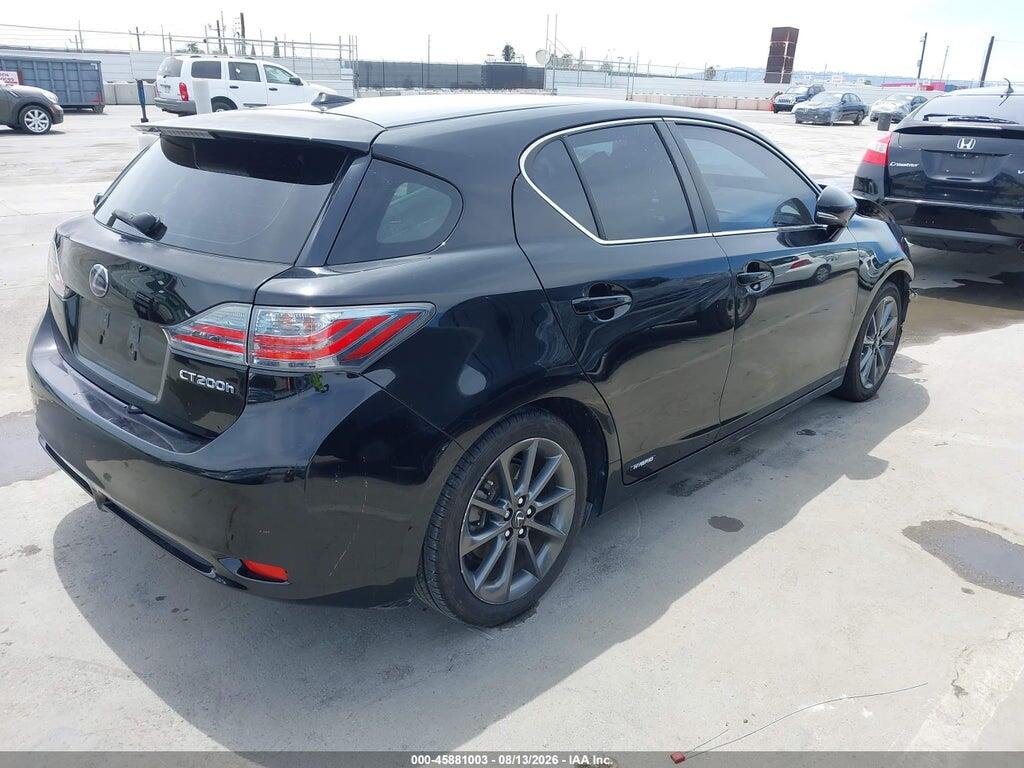 JTHKD5BH0D2138935 2013 LEXUS CT 200H photo no. 4