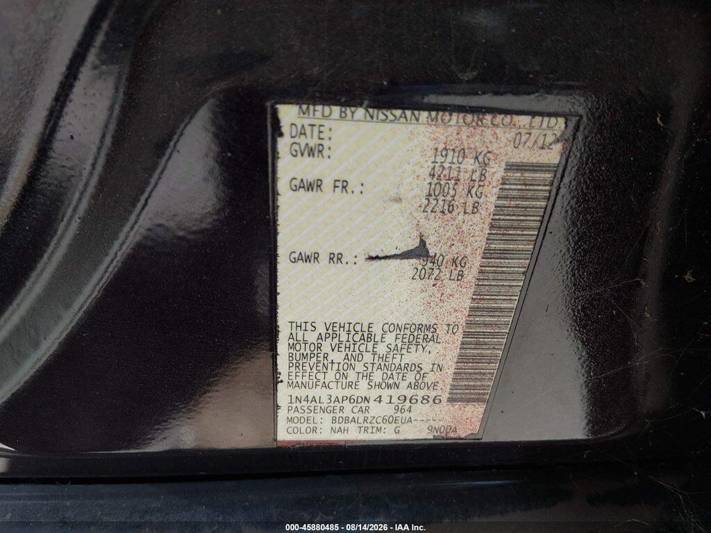 1N4AL3AP6DN419686 2013 NISSAN ALTIMA photo no. 9