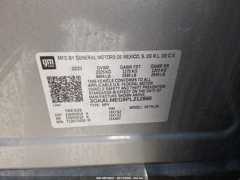 3GKALMEG9PL212860 2023 GMC TERRAIN photo no. 9