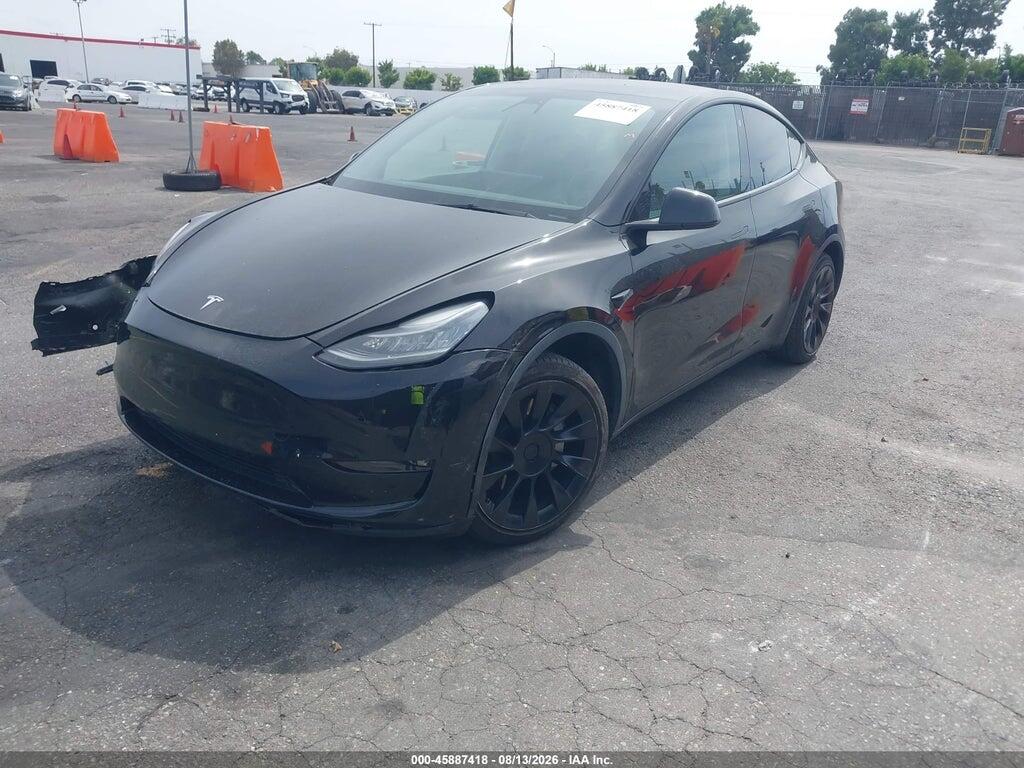 5YJYGDEE8MF160595 2021 TESLA MODEL Y photo no. 2