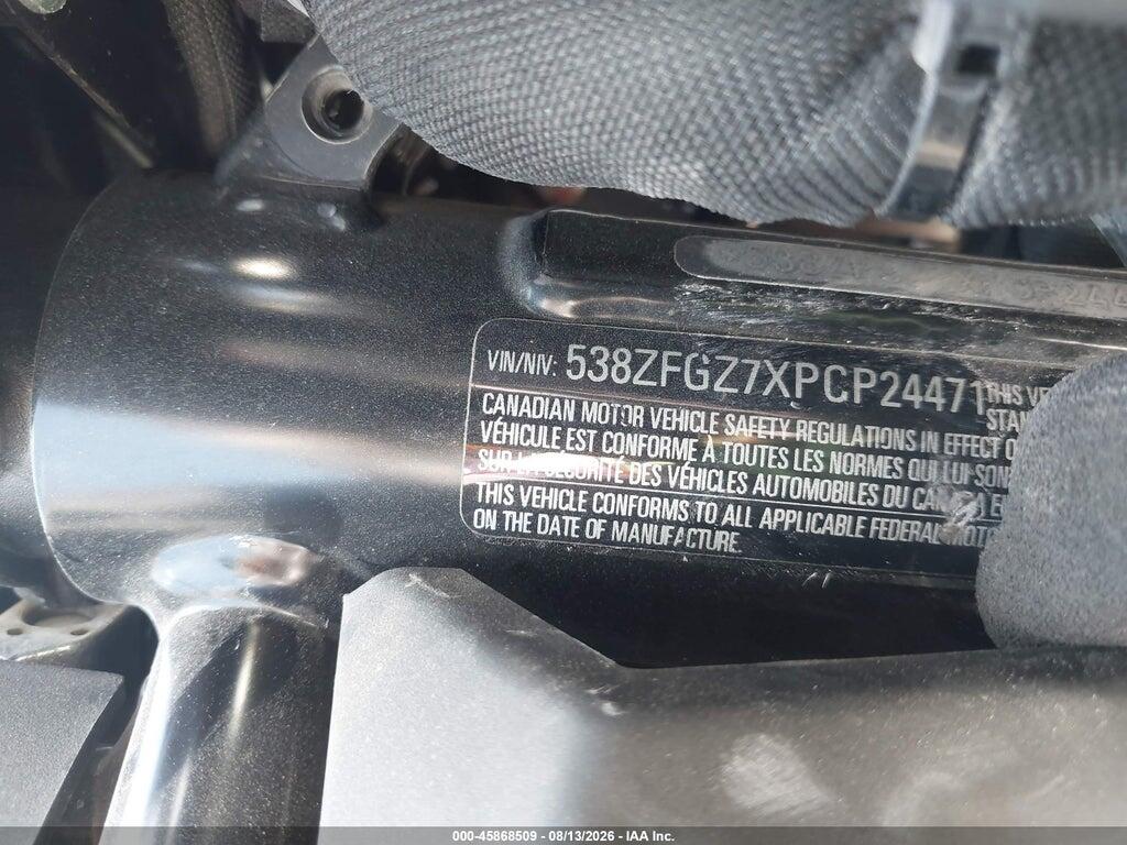 538ZFGZ7XPCP24471 2023 ZERO MOTORCYCLES INC SR/F photo no. 10