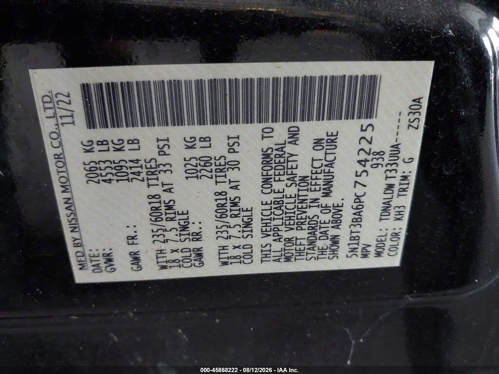 5N1BT3BA6PC754225 2023 NISSAN ROGUE photo no. 9