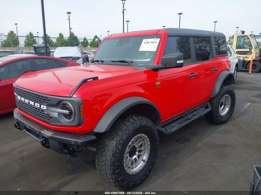 1FMEE5DP3PLA90941 2023 FORD BRONCO photo no. 2