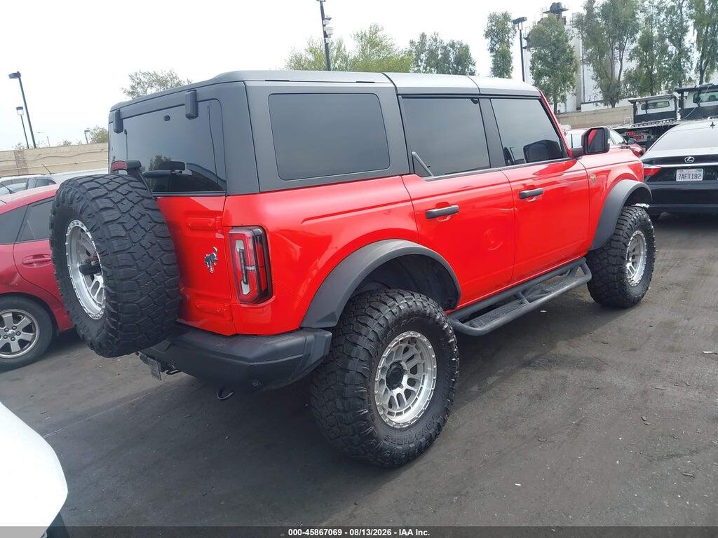 1FMEE5DP3PLA90941 2023 FORD BRONCO photo no. 4
