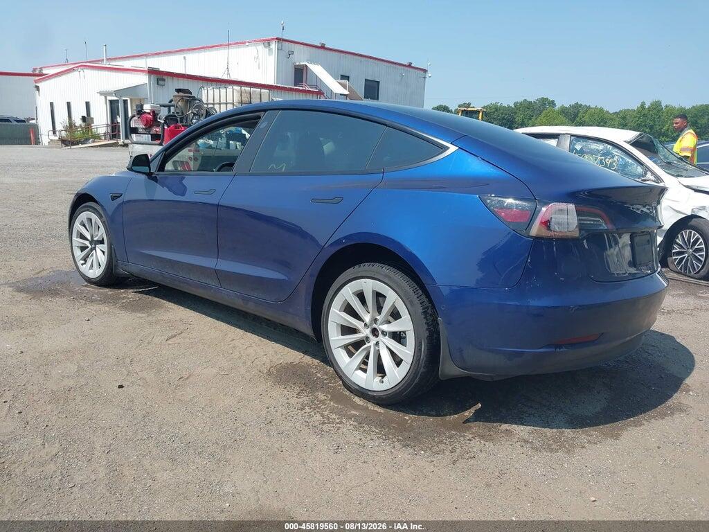 5YJ3E1EA9NF369194 2022 TESLA MODEL 3 photo no. 3