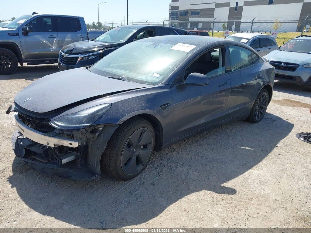 5YJ3E1EA1PF672795 2023 TESLA MODEL 3 photo no. 2