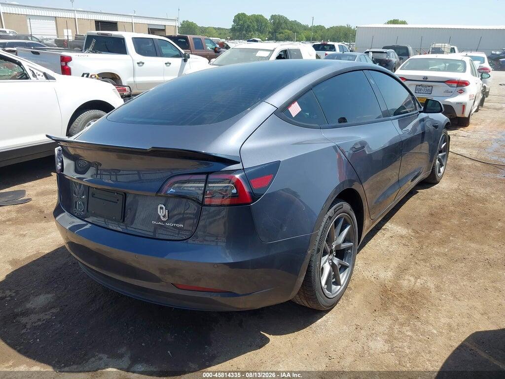 5YJ3E1EB3NF127137 2022 TESLA MODEL 3 photo no. 4