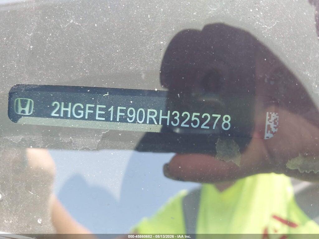 2HGFE1F90RH325278 2024 HONDA CIVIC photo no. 9