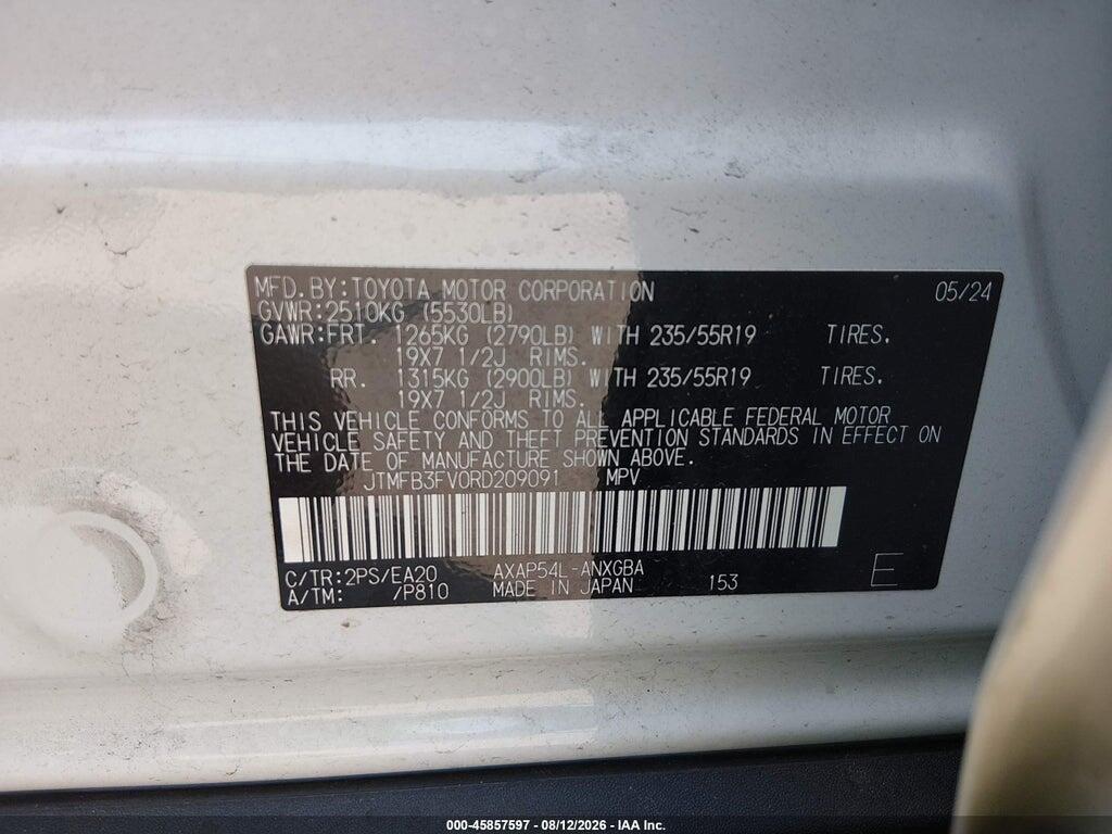 JTMFB3FV0RD209091 2024 TOYOTA RAV4 PRIME photo no. 9