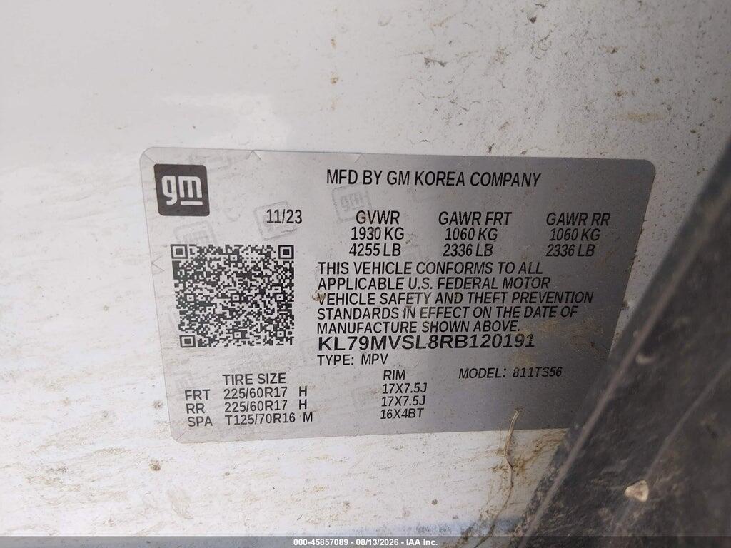 KL79MVSL8RB120191 2024 CHEVROLET TRAILBLAZER photo no. 9
