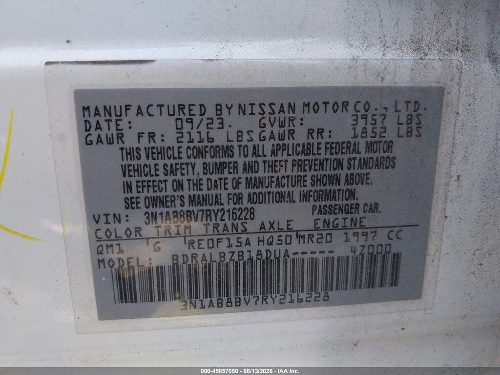 3N1AB8BV7RY216228 2024 NISSAN SENTRA photo no. 9