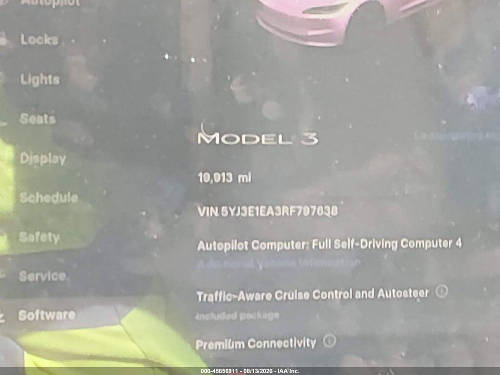 5YJ3E1EA3RF797638 2024 TESLA MODEL 3 photo no. 7