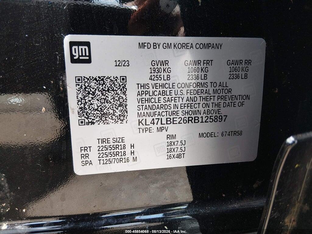 KL47LBE26RB125897 2024 BUICK ENVISTA photo no. 9